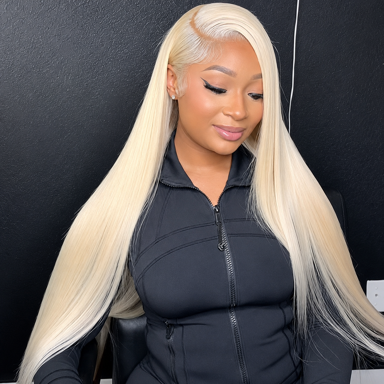 Tuneful 613 Blonde HD Transparent Lace Frontal Wig – 180% Human Hair