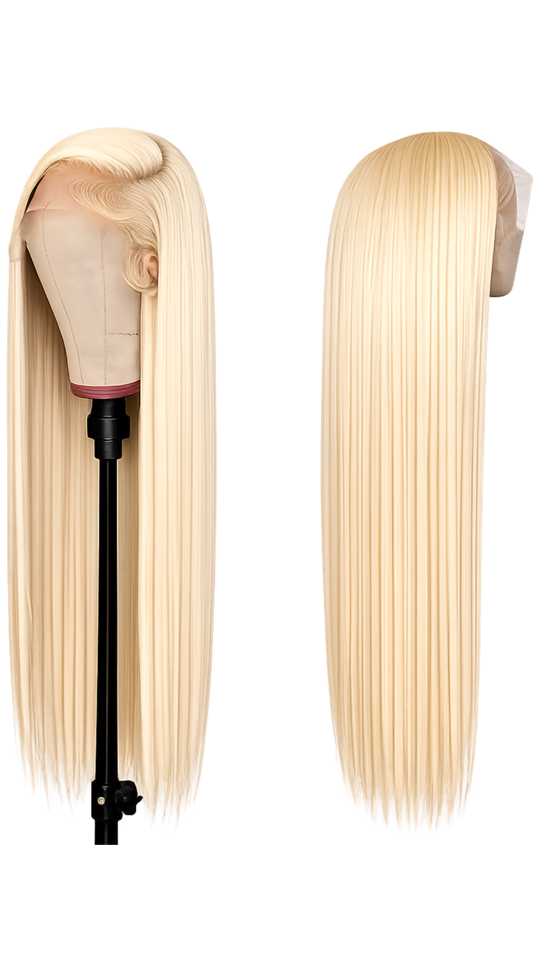 Tuneful 613 Blonde HD Transparent Lace Frontal Wig – 180% Human Hair